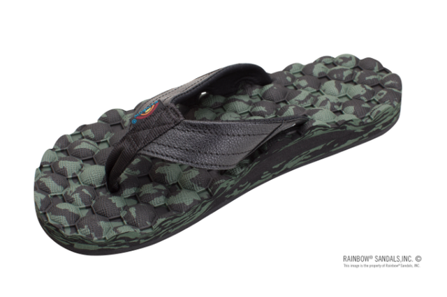 Black rainbow sandals on sale